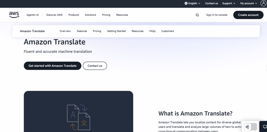 Amazon Translate